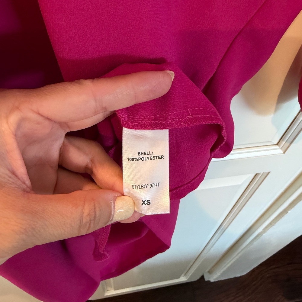 Pomander Place by Tuckernuck Pink Eliza Dress Long Sleeve Mini Length Size XS - Picture 6 of 8